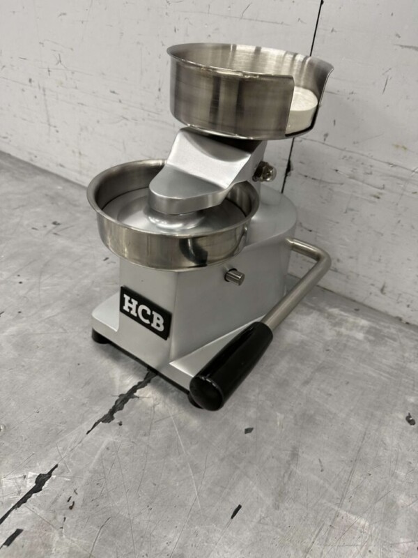 Presse à hamburger en acier inoxydable 130 mm Boucherie Traiteur – Image 3