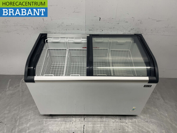 Congélateur de magasin Congélateur avec couvercles coulissants en verre 355 litres 230V Nouveau – Image 4