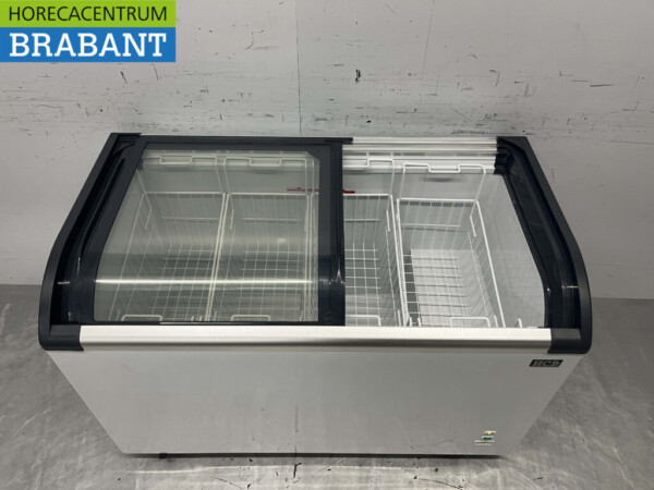 Congélateur de magasin Congélateur avec couvercles coulissants en verre 355 litres 230V Nouveau – Image 5