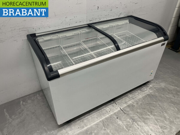 Congélateur de magasin Congélateur à couvercle coulissant en verre 455 litres 230V Horeca – Image 3