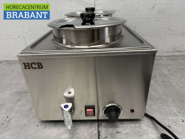 Bain marie en acier inoxydable 2 x 6 litres 230V Horeca – Image 4