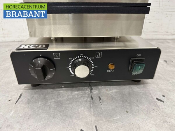 Poffertjesgrill en acier inoxydable Poffertjesplaat 25 dops 230V Horeca – Image 4
