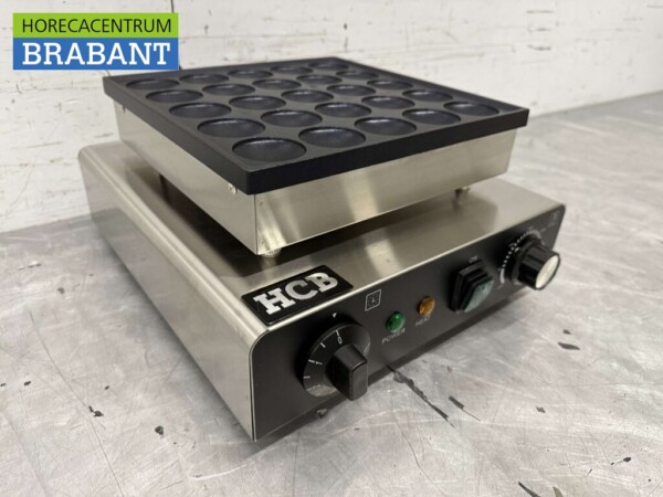 Acier inoxydable Poffertjesplaat Poffertjesbakplaat 25 dops 230V Horeca – Image 3