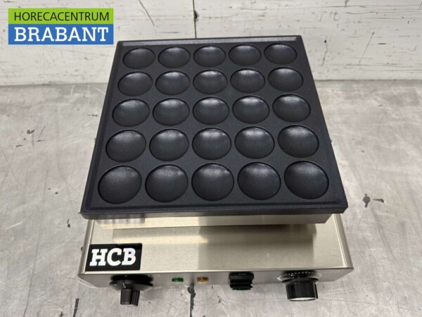 Acier inoxydable Poffertjesplaat Poffertjesbakplaat 25 dops 230V Horeca – Image 4