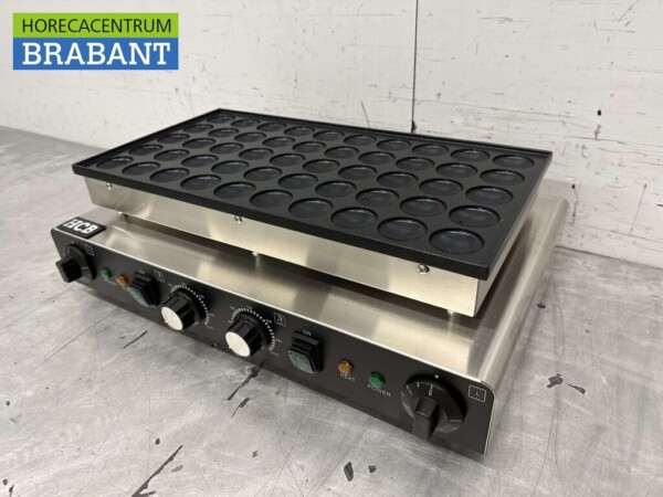 Acier inoxydable Poffertjesplaat Poffertjesbakplaat 50 dops 230V Horeca – Image 2