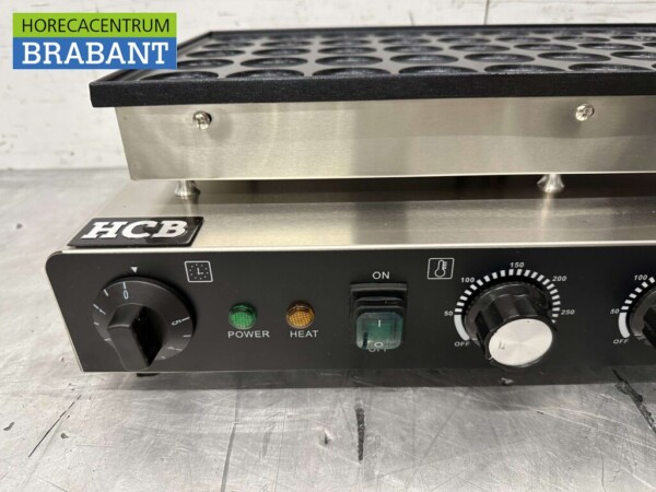 Acier inoxydable Poffertjesplaat Poffertjesbakplaat 50 dops 230V Horeca – Image 5