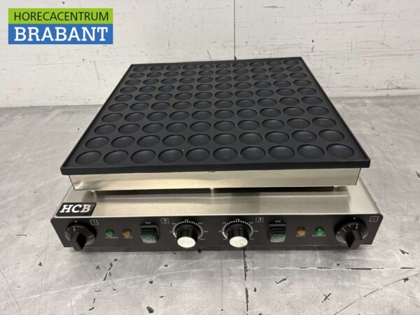 Acier inoxydable Poffertjesplaat Poffertjes baking tray 100 dops 230V Horeca