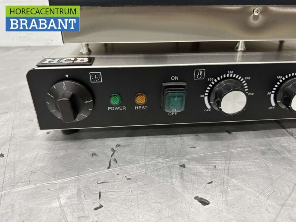 Acier inoxydable Poffertjesplaat Poffertjes baking tray 100 dops 230V Horeca – Image 5