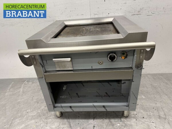 Gril Teppanyaki en acier inoxydable 80 cm 400V Horeca