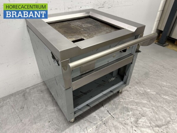 Gril Teppanyaki en acier inoxydable 80 cm 400V Horeca – Image 3