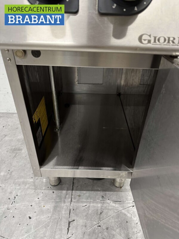 Réchaud électrique Giorik en acier inoxydable 2 brûleurs 400V Horeca – Image 5