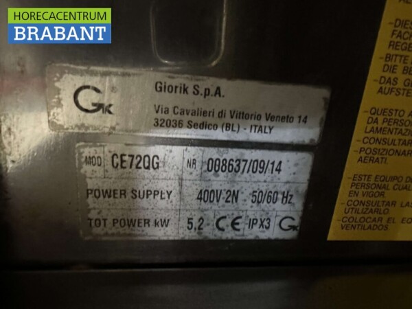 Réchaud électrique Giorik en acier inoxydable 2 brûleurs 400V Horeca – Image 6