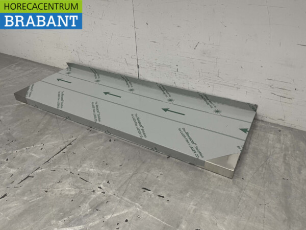 Etagère murale en acier inoxydable 120 x 40 cm Horeca – Image 2