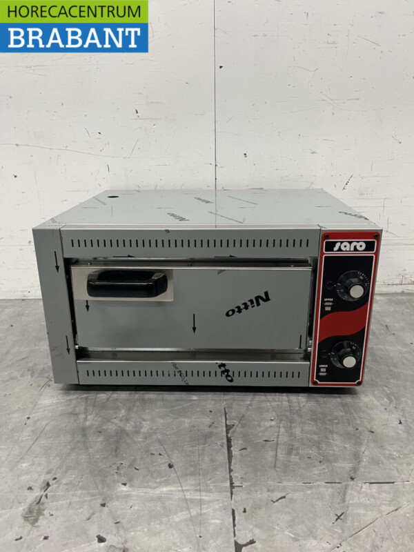 Four à pizza Saro Palermo en acier inoxydable 1 pizza 230V Horeca