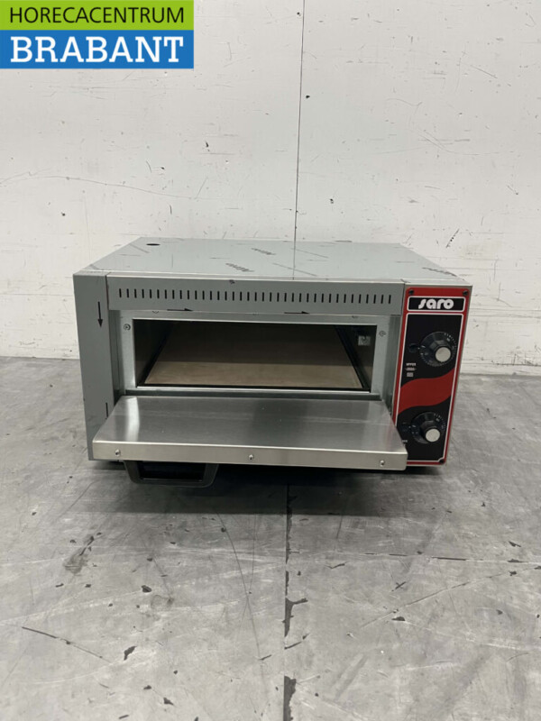 Four à pizza Saro Palermo en acier inoxydable 1 pizza 230V Horeca – Image 2