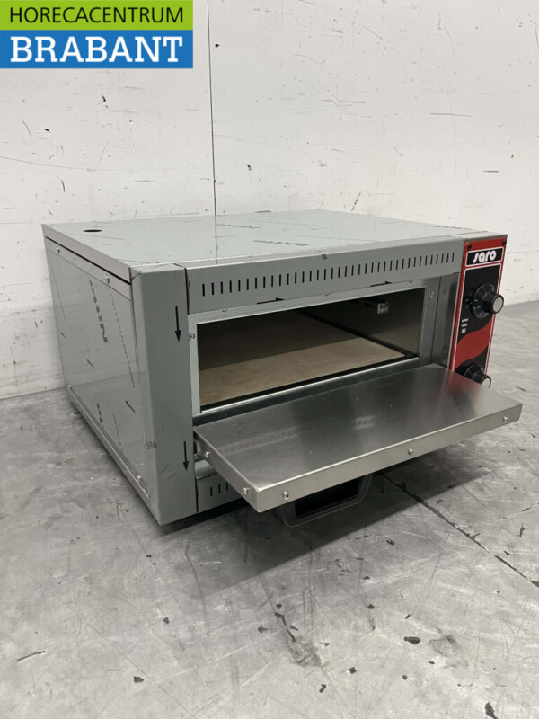 Four à pizza Saro Palermo en acier inoxydable 1 pizza 230V Horeca – Image 4