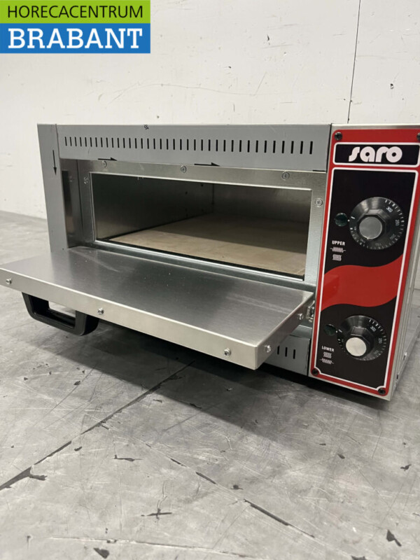 Four à pizza Saro Palermo en acier inoxydable 1 pizza 230V Horeca – Image 5