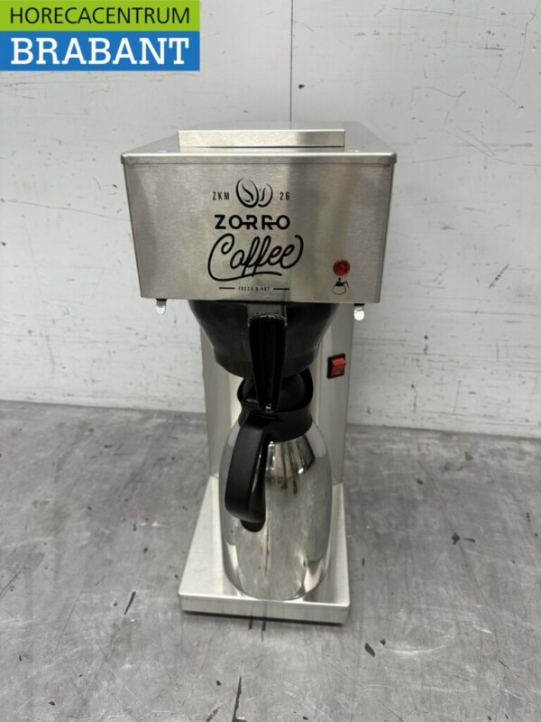 Acier inoxydable Zorro ZKM26 Machine à café Machine à café avec thermos 230V Horeca