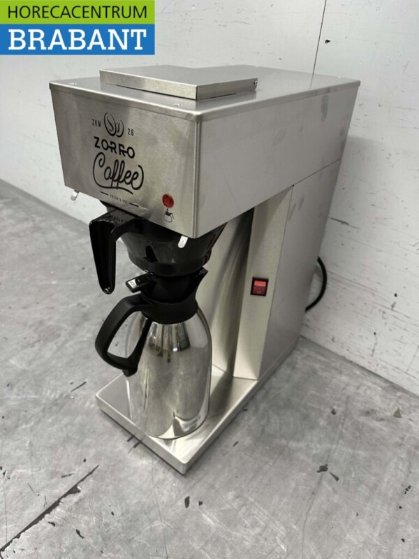 Acier inoxydable Zorro ZKM26 Machine à café Machine à café avec thermos 230V Horeca – Image 2
