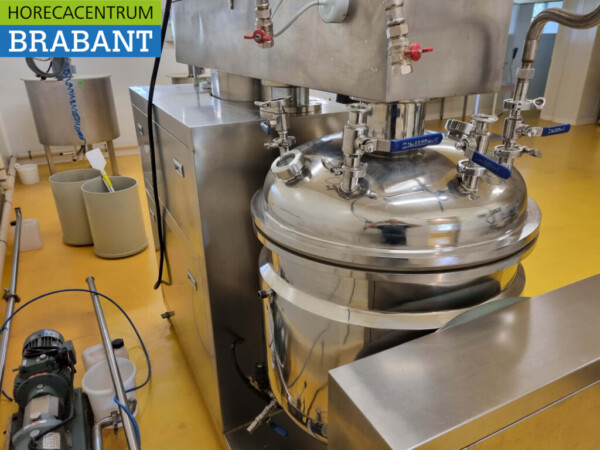Acier inoxydable Machine à dentifrice Machine à pâtes Laboratoire 200 litres 400V – Image 7