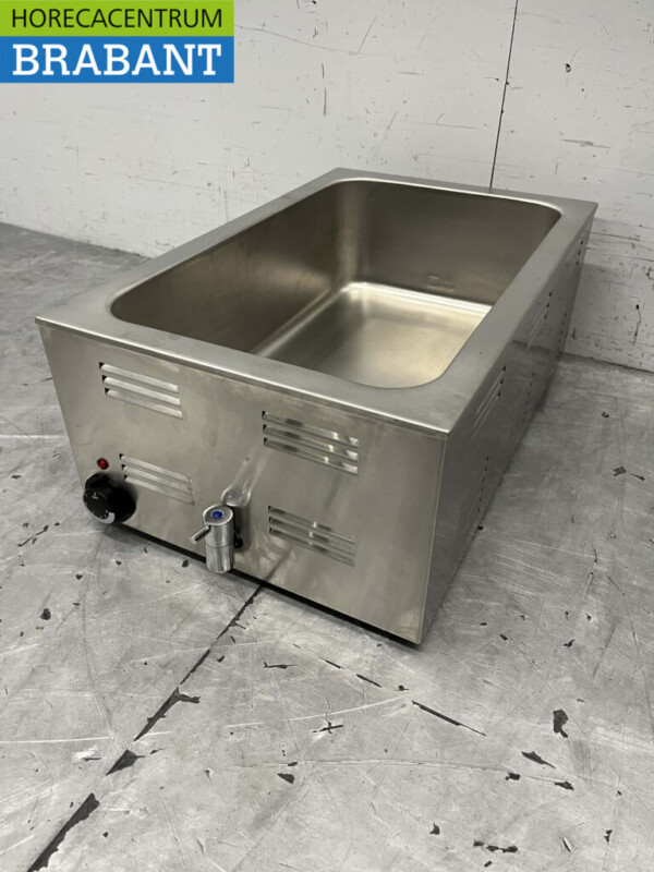 Combisteel en acier inoxydable Bain marie 1/1 GN 230V Horeca – Image 2