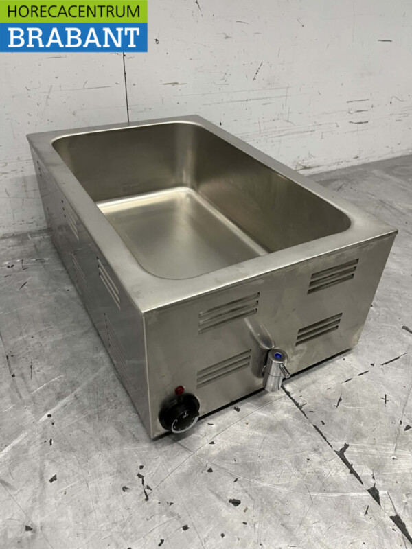Combisteel en acier inoxydable Bain marie 1/1 GN 230V Horeca – Image 3