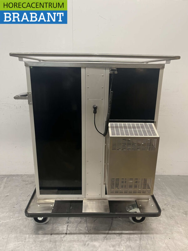 ScanBox Ergo Line Duo A12+AC12 en acier inoxydable Chariot réfrigéré 12+12 x 1/1GN 230V Horeca – Image 3