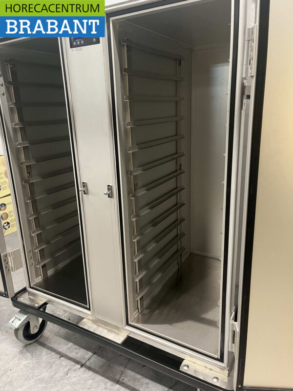 ScanBox Ergo Line Duo A12+AC12 en acier inoxydable Chariot réfrigéré 12+12 x 1/1GN 230V Horeca – Image 7