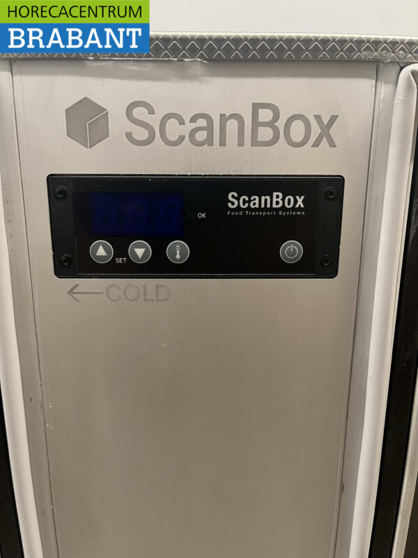 ScanBox Ergo Line Duo A12+AC12 en acier inoxydable Chariot réfrigéré 12+12 x 1/1GN 230V Horeca – Image 8