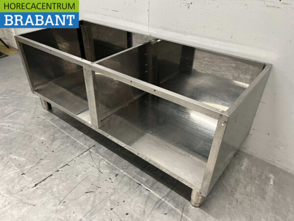 Armoire basse en acier inoxydable 140 cm Restauration – Image 2
