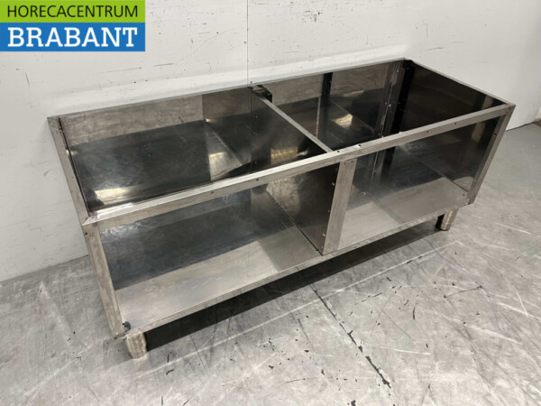 Armoire basse en acier inoxydable 140 cm Restauration – Image 3