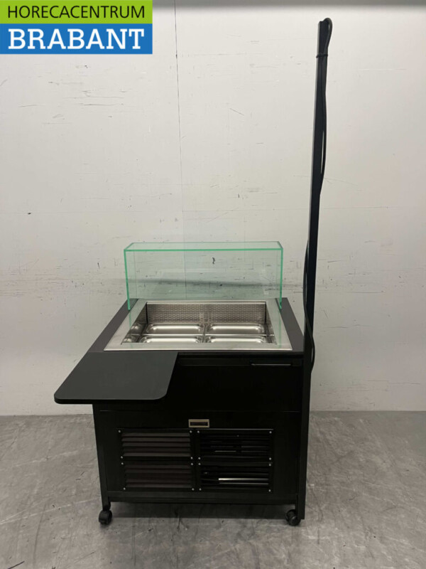 Vitrine réfrigérée Ideal Ake Open en acier inoxydable 90 cm 230V Restauration – Image 5