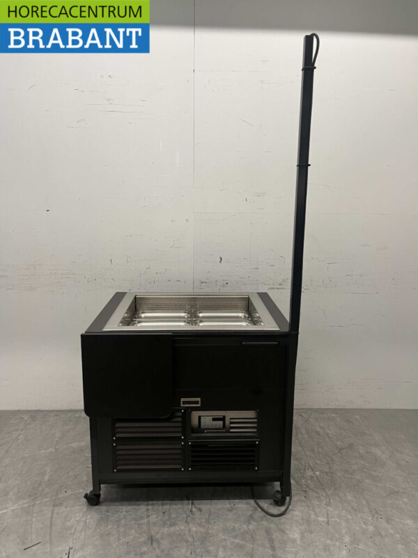 Vitrine réfrigérée Ideal Ake Open en acier inoxydable 90 cm 230V Restauration – Image 5
