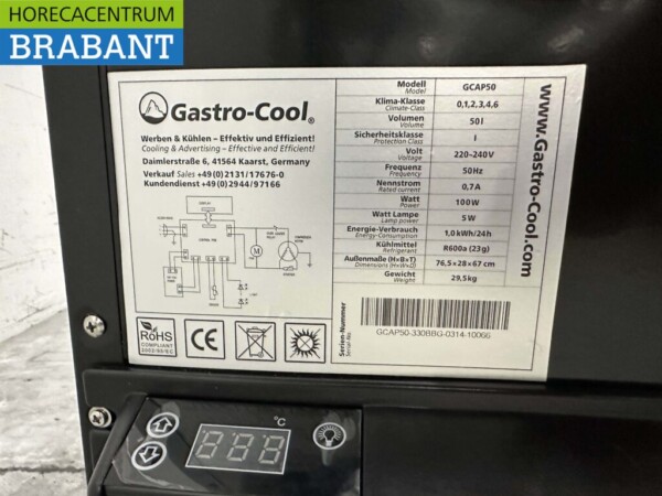 Gastro-Cool Dispenser Refrigerator Cooling Cans Cooling 230V Horeca – Image 5