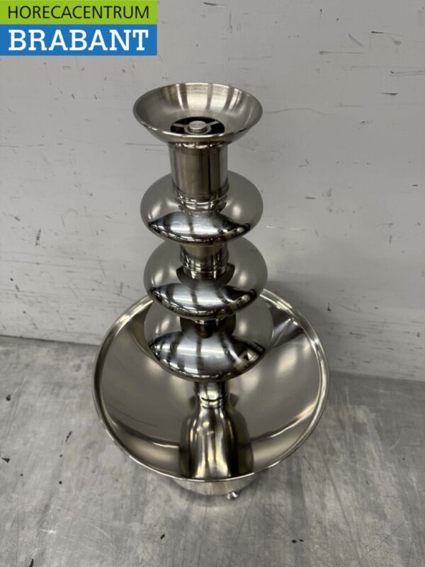 Fontaine à chocolat en acier inoxydable Fontaine à chocolat 4 étages 60 cm 230V Horeca – Image 2