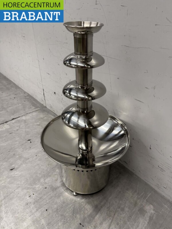 Fontaine à chocolat en acier inoxydable Fontaine à chocolat 4 étages 60 cm 230V Horeca – Image 3