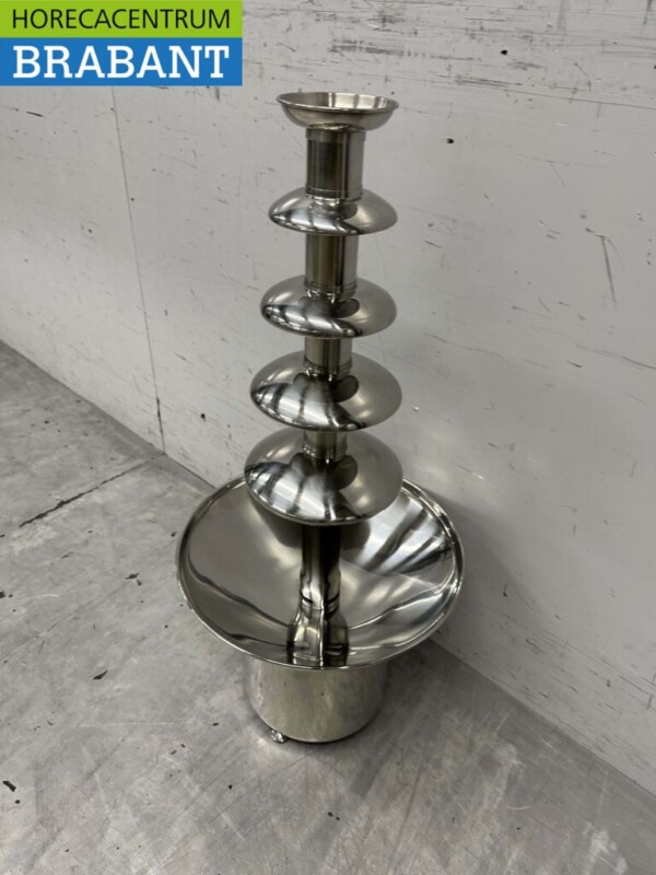 Fontaine à chocolat en acier inoxydable Fontaine à chocolat à 5 étages 80 cm 230V Horeca – Image 2