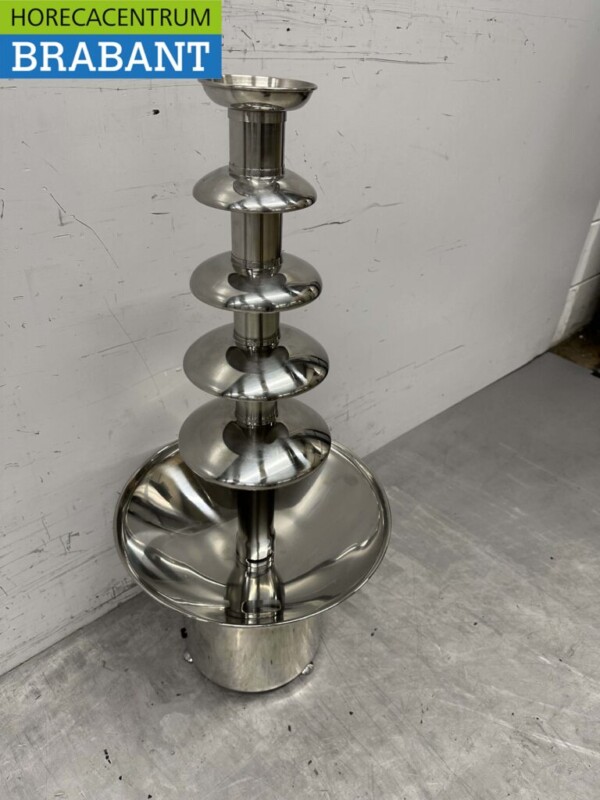 Fontaine à chocolat en acier inoxydable Fontaine à chocolat à 5 étages 80 cm 230V Horeca – Image 3