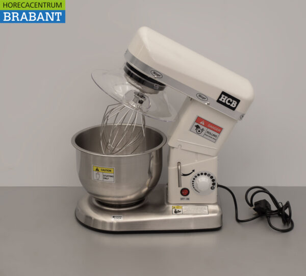 HCB Robot ménager Mélangeur alimentaire Bol en acier inoxydable 5 litres 230V Horeca – Image 5