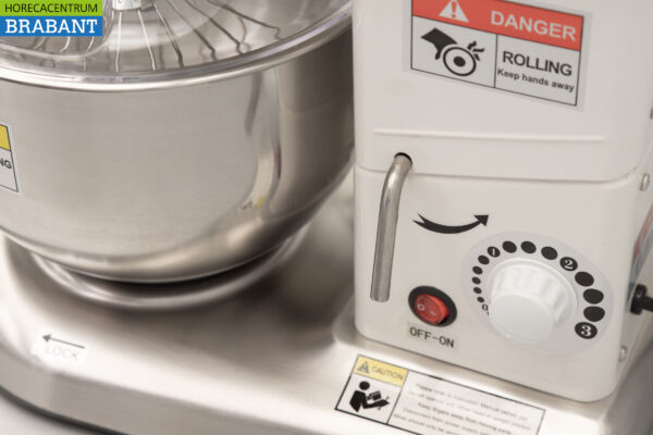 HCB Robot ménager Mélangeur alimentaire Bol en acier inoxydable 5 litres 230V Horeca – Image 7