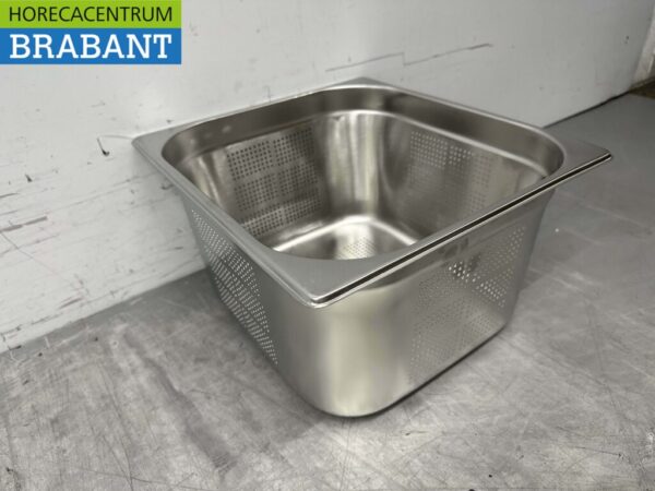 Bac GN gastronorme perforé en acier inoxydable 2/3 Profondeur 200 mm Restauration – Image 4