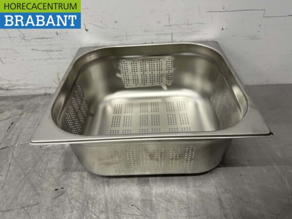 Bac GN gastronorme perforé en acier inoxydable 2/3 Profondeur 150 mm Restauration