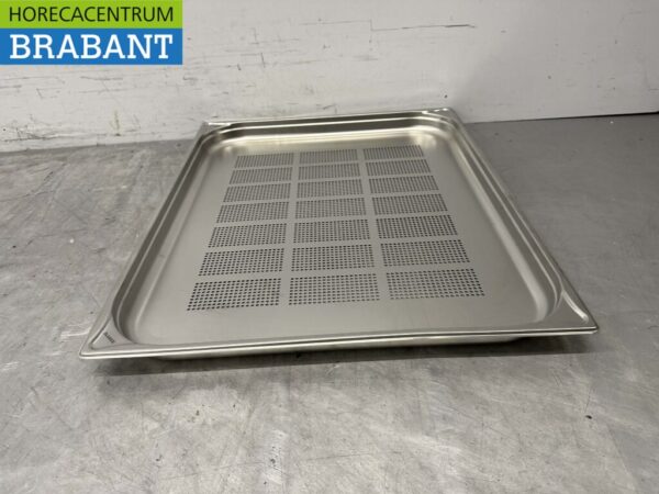 Bac gastronorme perforé en acier inoxydable GN Tray 2/1 Profondeur 40 mm Horeca