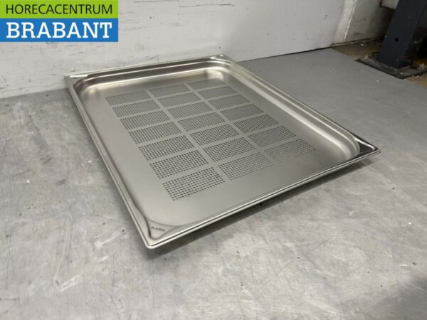 Bac gastronorme perforé en acier inoxydable GN Tray 2/1 Profondeur 40 mm Horeca – Image 4
