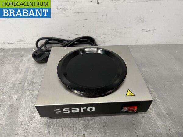 Saro en acier inoxydable Plaque chauffante Cafetière 11 cm 230V Horeca