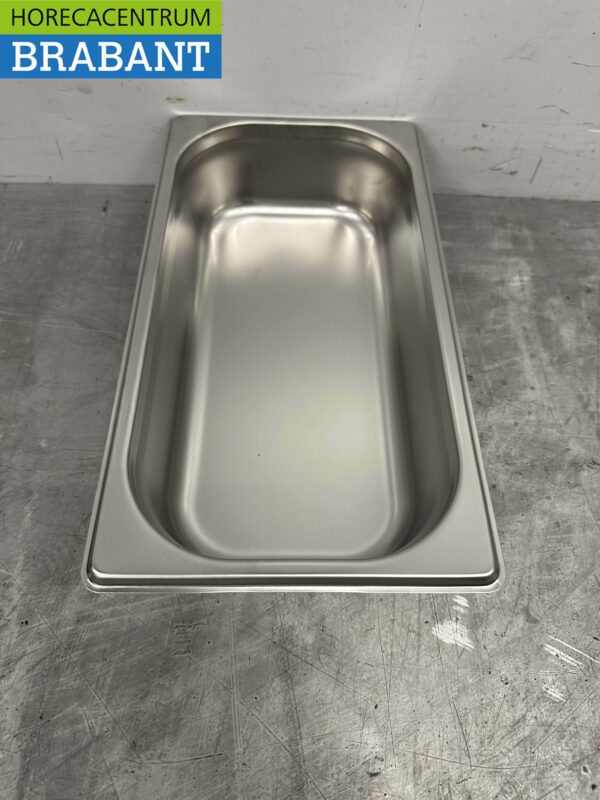 Acier inoxydable Gastronorm Bac GN 1/3 Profondeur 65 mm Horeca – Image 2