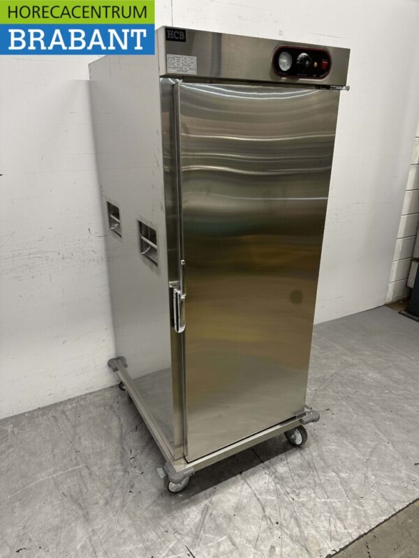 Acier inoxydable HCB Chariot de banquet Armoire chaude 1 porte 11 x 2/1 GN 230V Horeca – Image 3