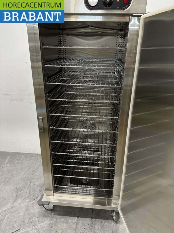 Acier inoxydable HCB Chariot de banquet Armoire chaude 1 porte 11 x 2/1 GN 230V Horeca – Image 4