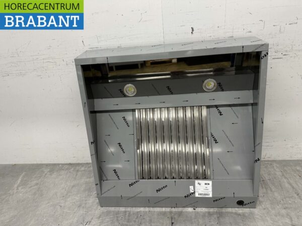 Hotte aspirante en acier inoxydable avec filtres à lamelles Premium-line 100 cm modèle incliné Horeca