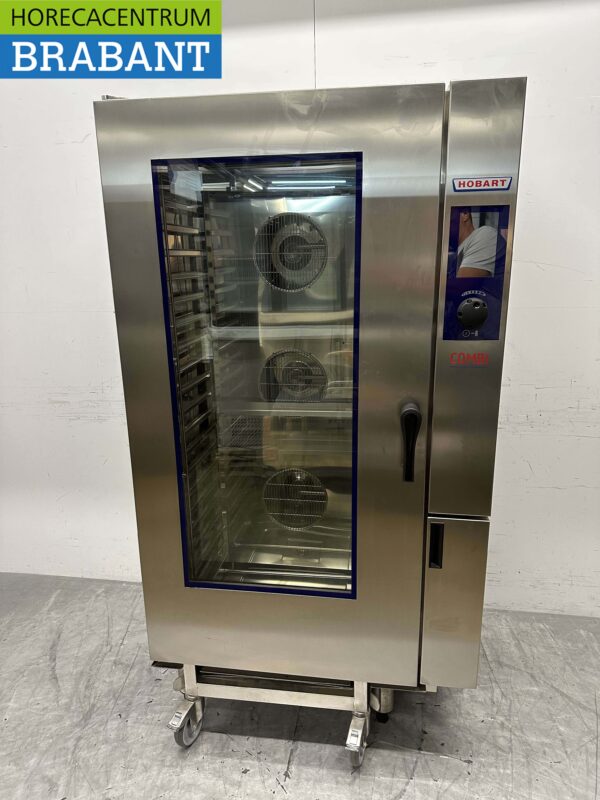 Acier inoxydable Hobart HEJ201E Combi steamer Cuiseur vapeur 20 x 1/1 GN/gastronorm 400V Horeca
